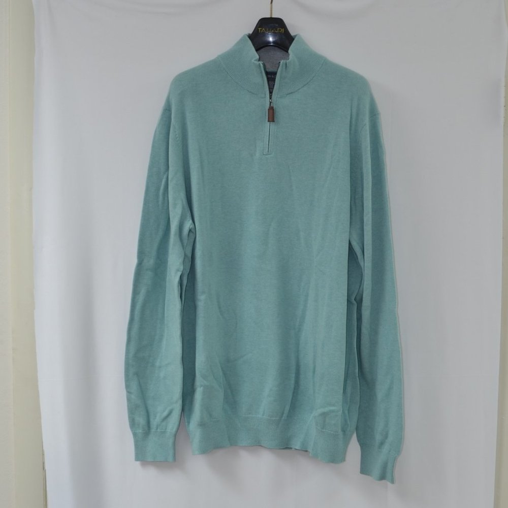 NWOT - Half zip cotton sweater by Grayson & Dunn - Size XL